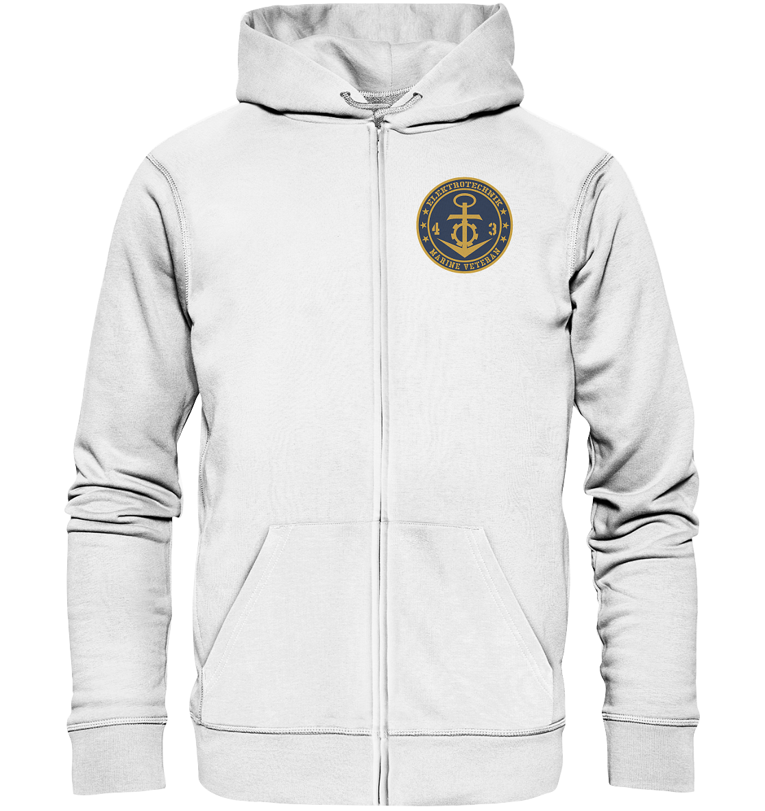 ELEKROTECHNIK 43er Marine Veteran Brustlogo - Organic Zipper