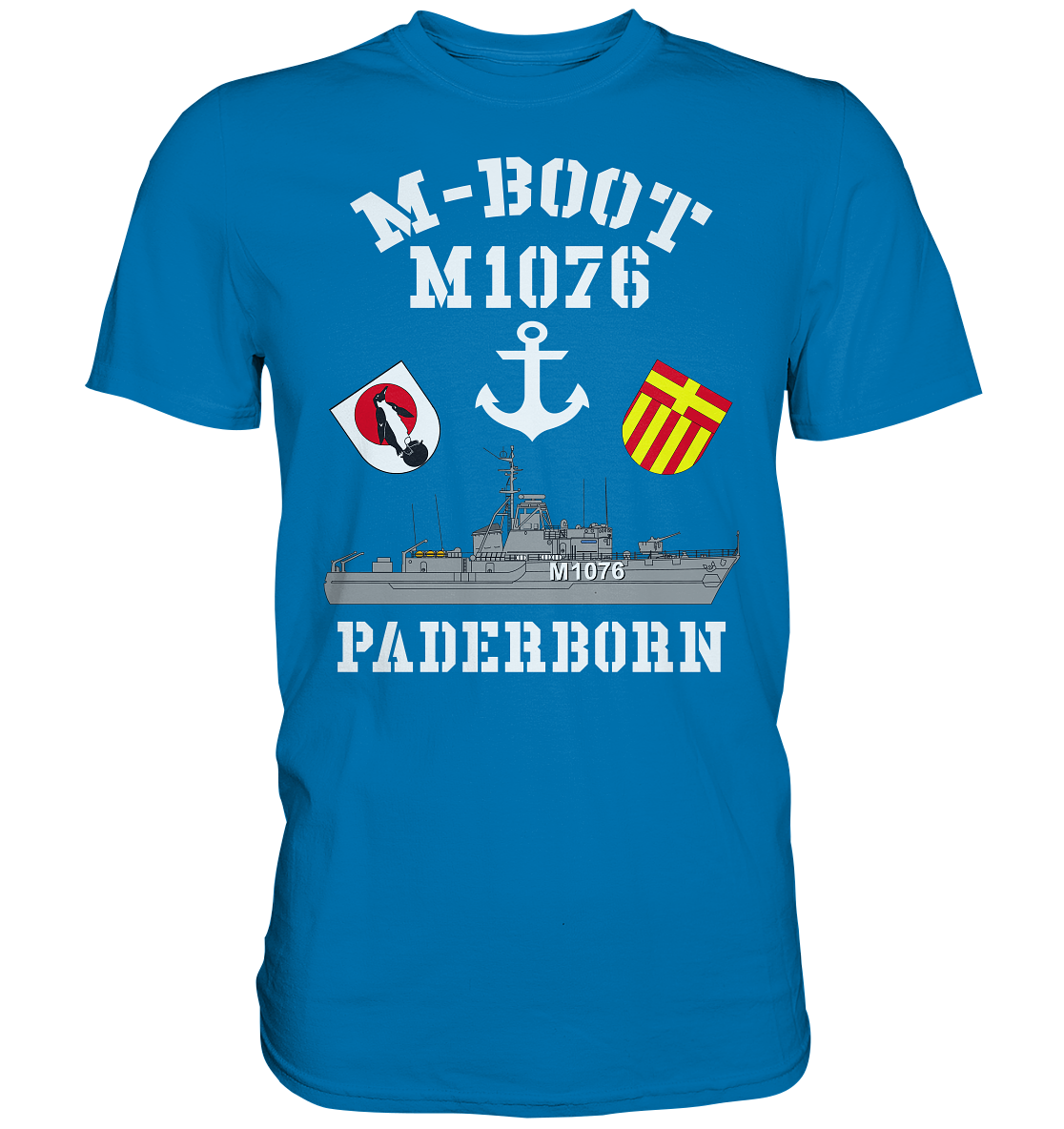 M-Boot M1076 PADERBORN Anker (HL) - Premium Shirt