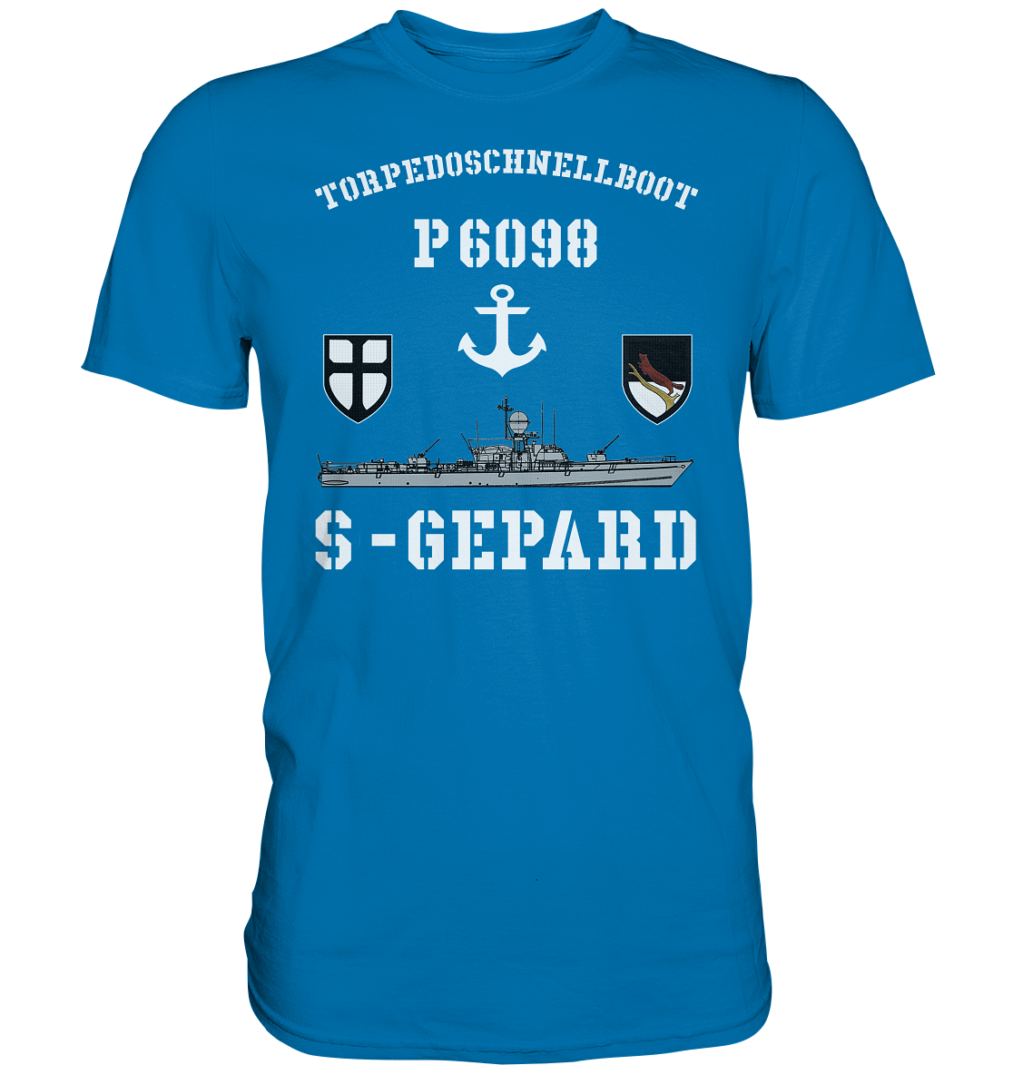 Torpedoschnellboot P6098 S-GEPARD Anker - Premium Shirt