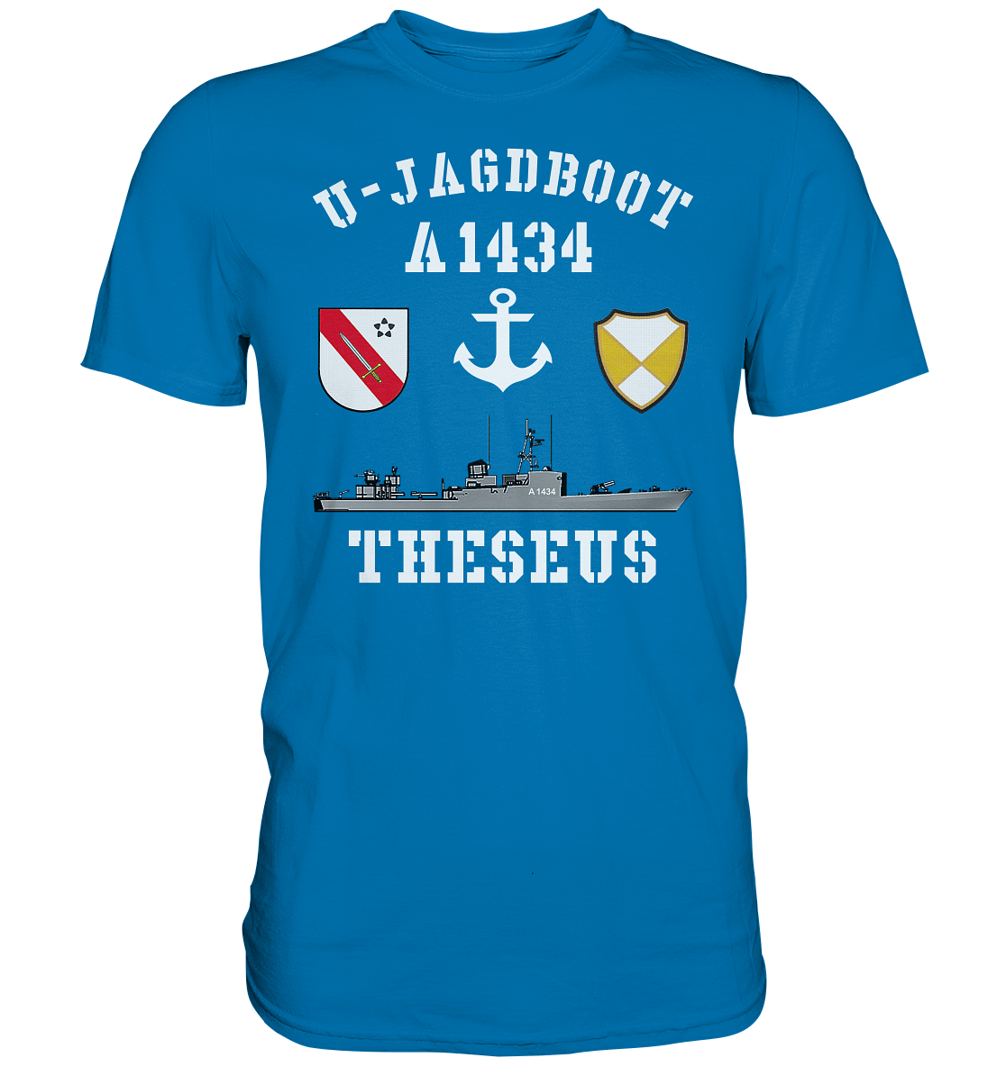 U-Jagdboot A1434 THESEUS  Anker - Premium Shirt