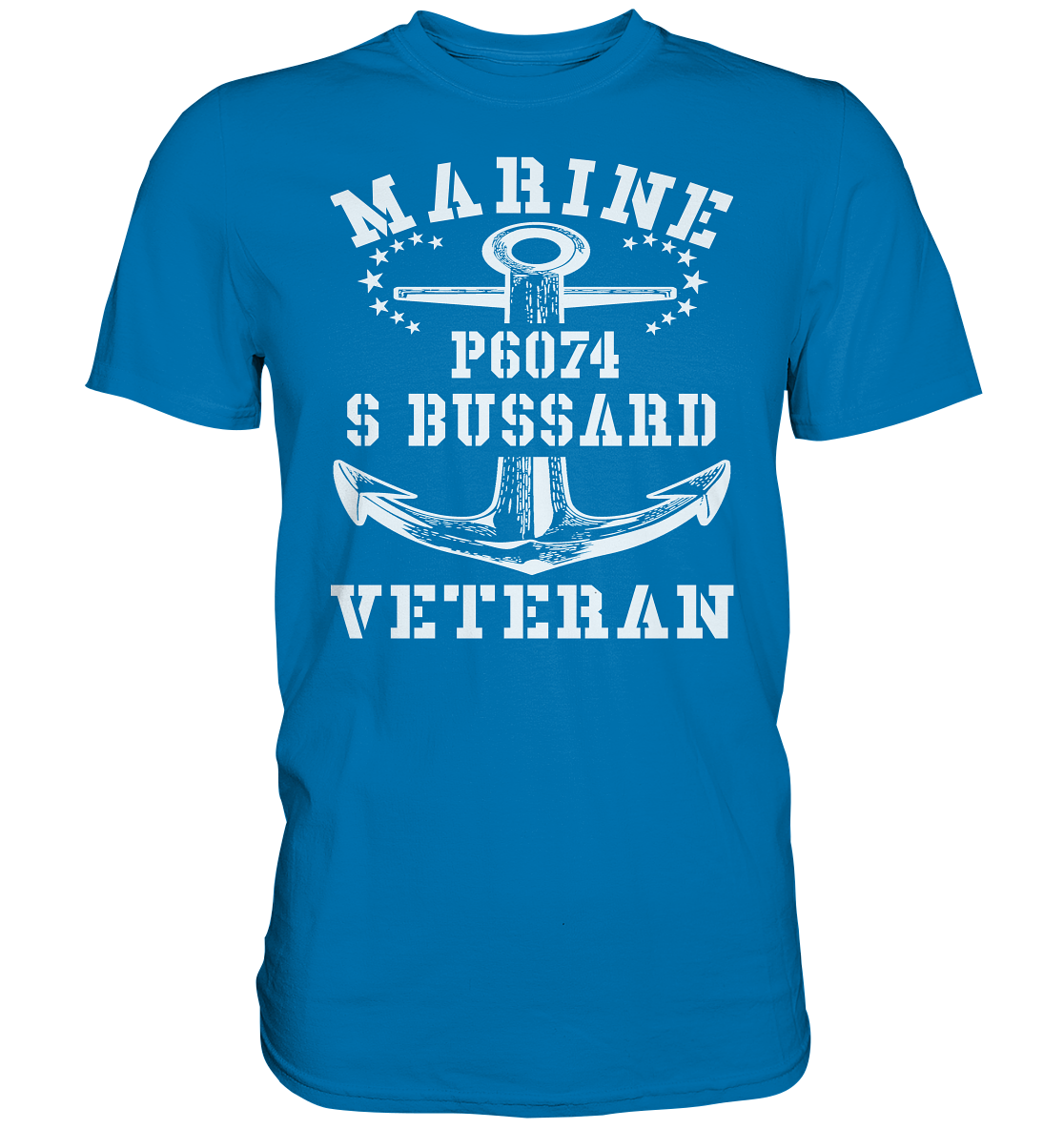 P6074 S BUSSARD Marine Veteran - Premium Shirt