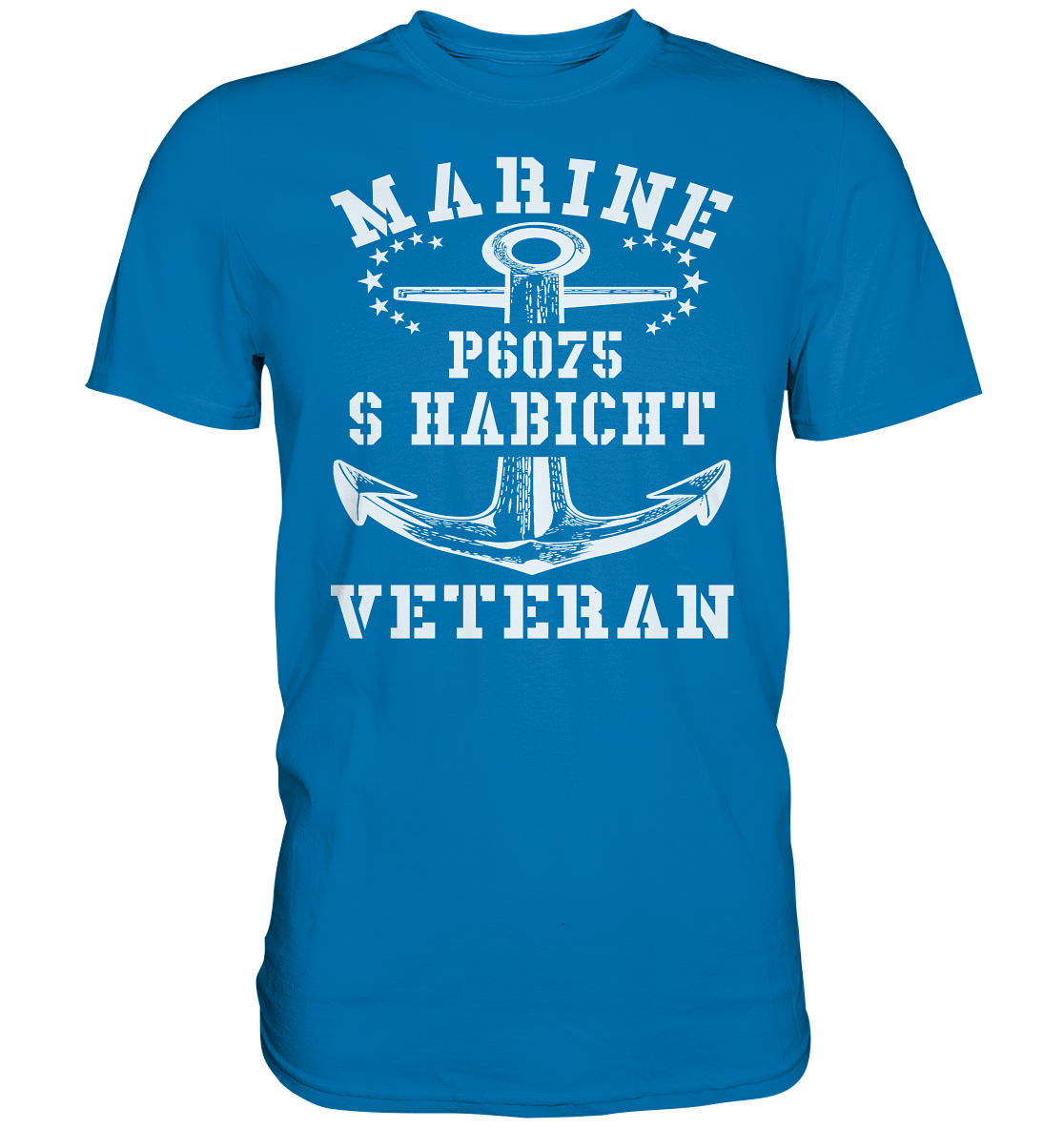 P6075 S HABICHT Marine Veteran - Premium Shirt