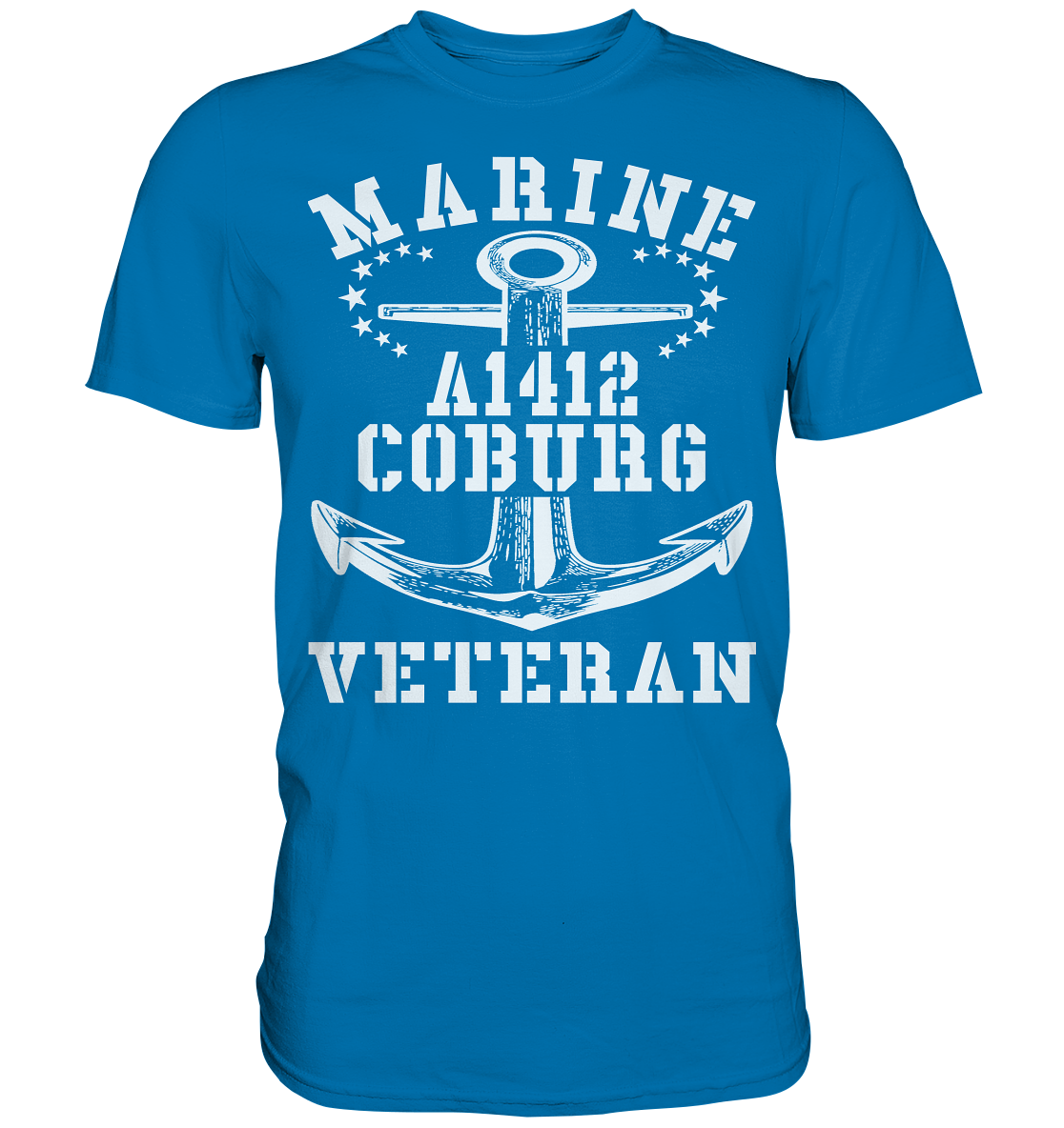 Troßschiff A1412 COBURG Marine Veteran  - Premium Shirt
