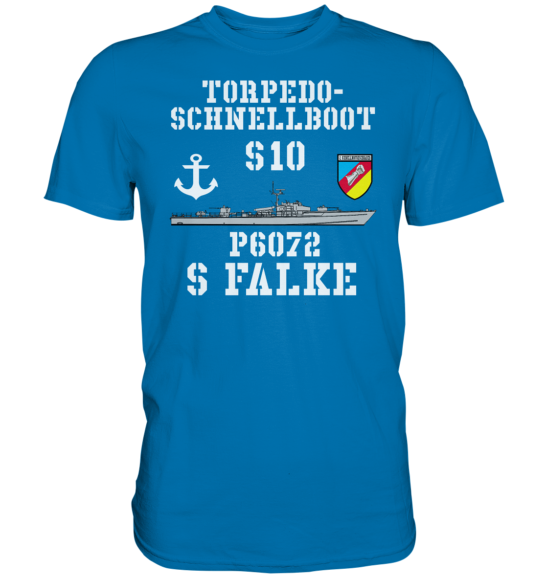 Torpedo-Schnellboot S10 P6072 FALKE Anker - Premium Shirt