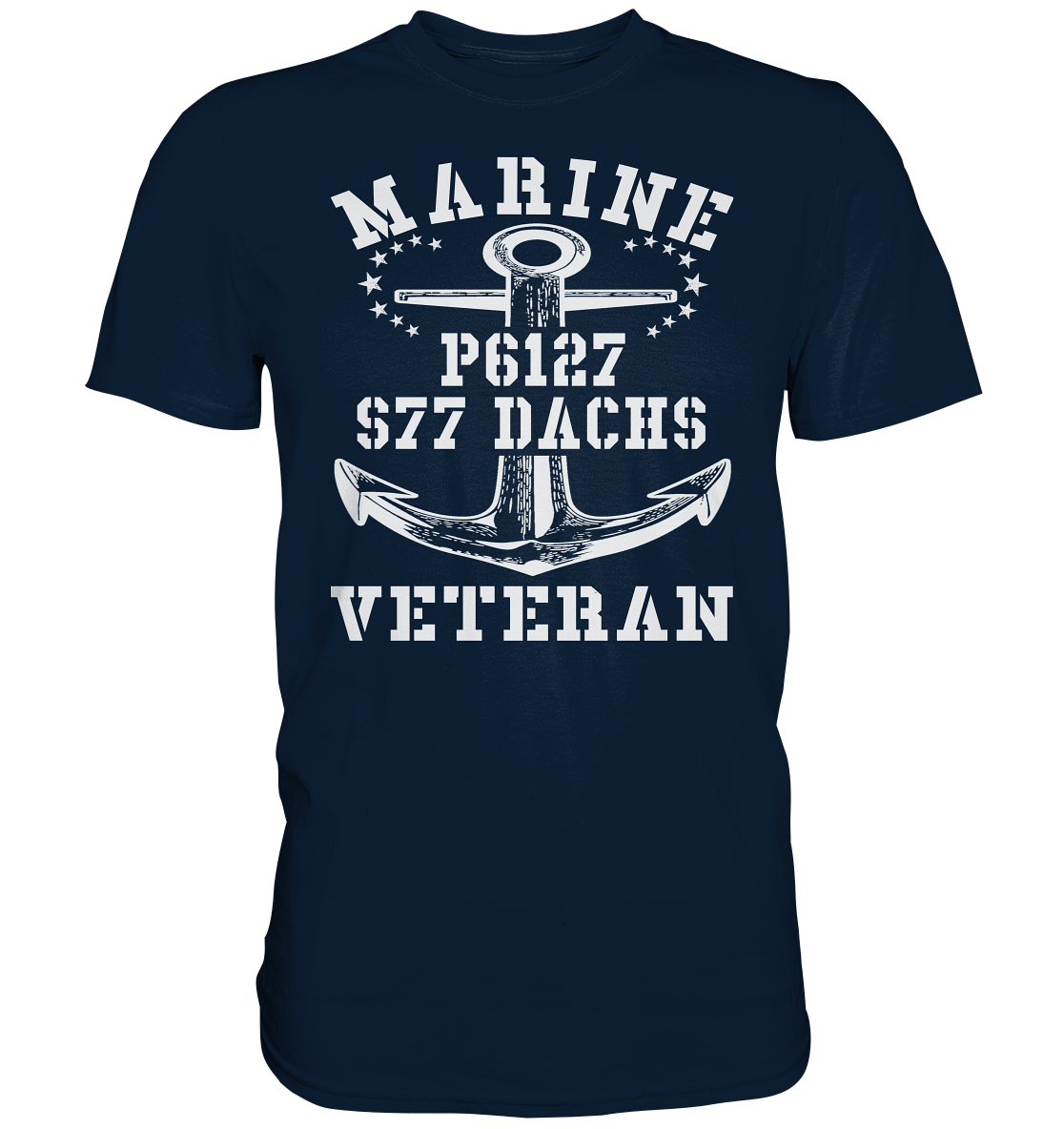 FK-Schnellboot P6127 DACHS Marine Veteran - Premium Shirt