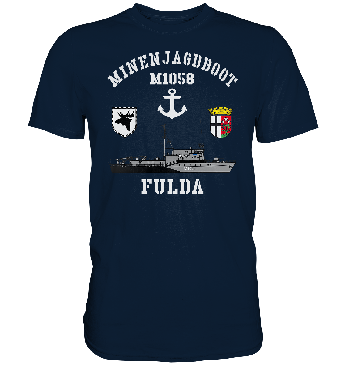 Mij.-Boot M1058 FULDA Anker 3.MSG - Premium Shirt