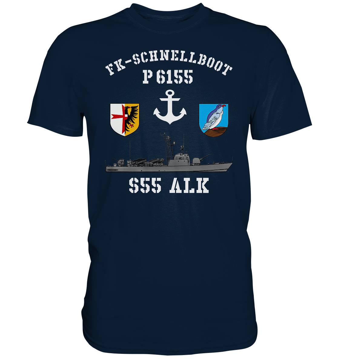FK-Schnellboot P6155 ALK Anker - Premium Shirt