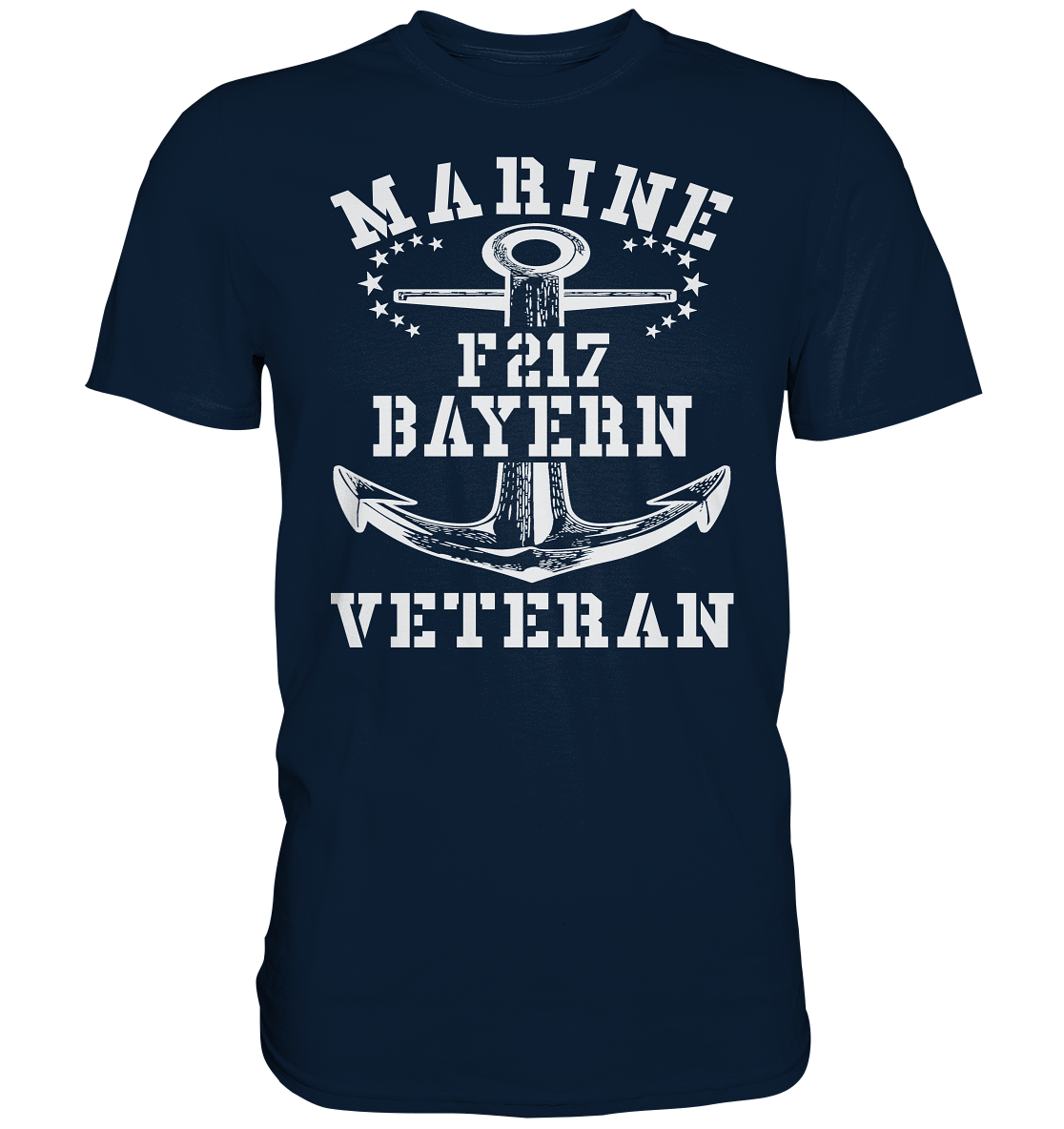 Fregatte F217 BAYERN Marine Veteran - Premium Shirt