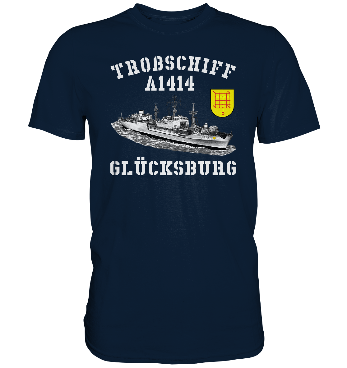 Troßschiff A1414 GLÜCKSBURG - Premium Shirt