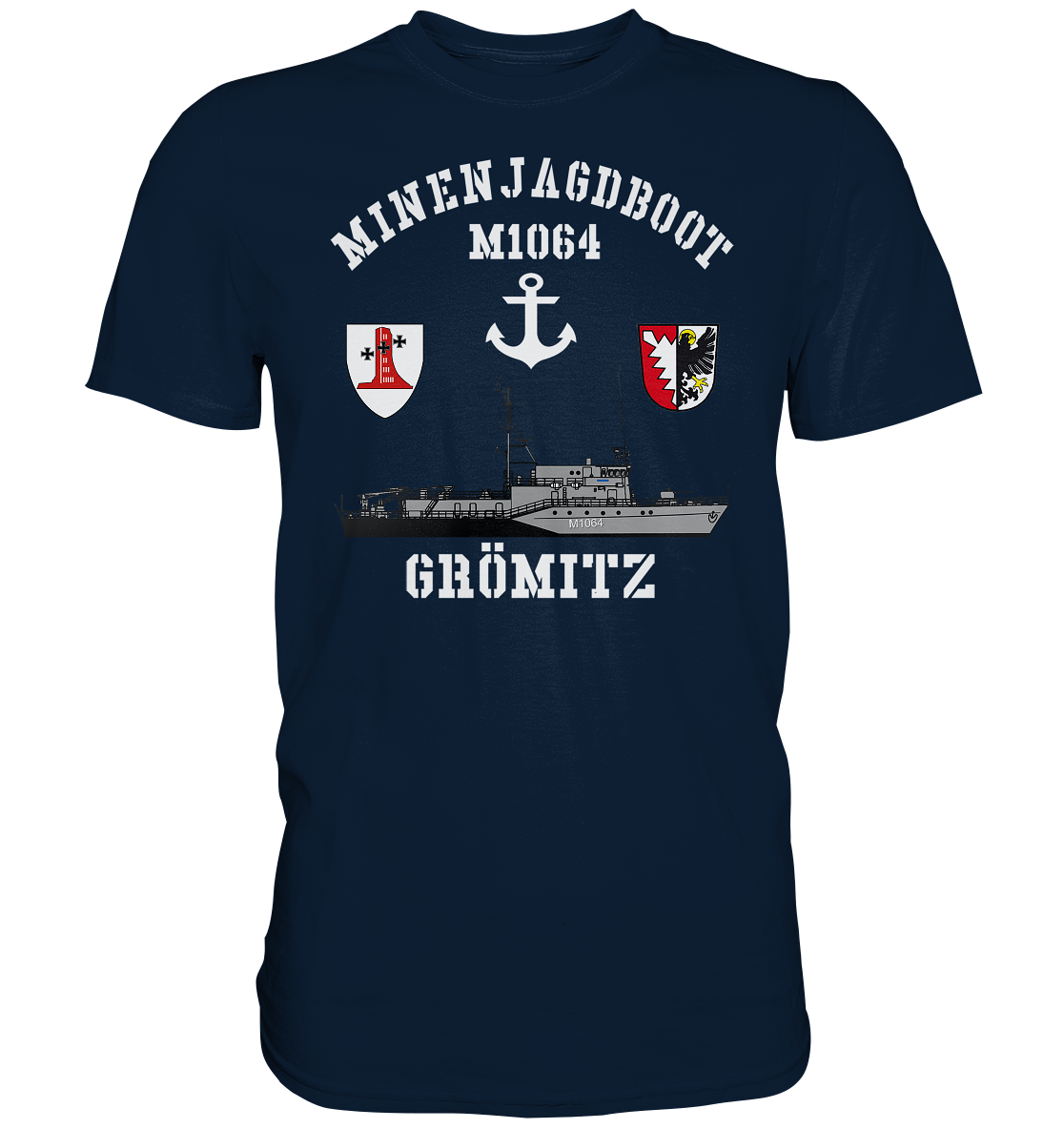 Mij.-Boot M1064 GRÖMITZ Anker 1.MSG - Premium Shirt