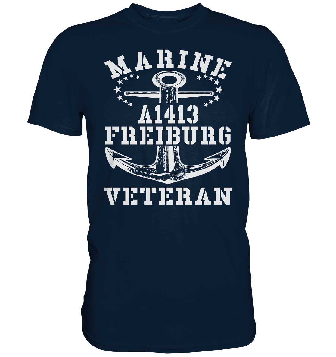 Troßschiff A1413 FREIBURG Marine Veteran - Premium Shirt