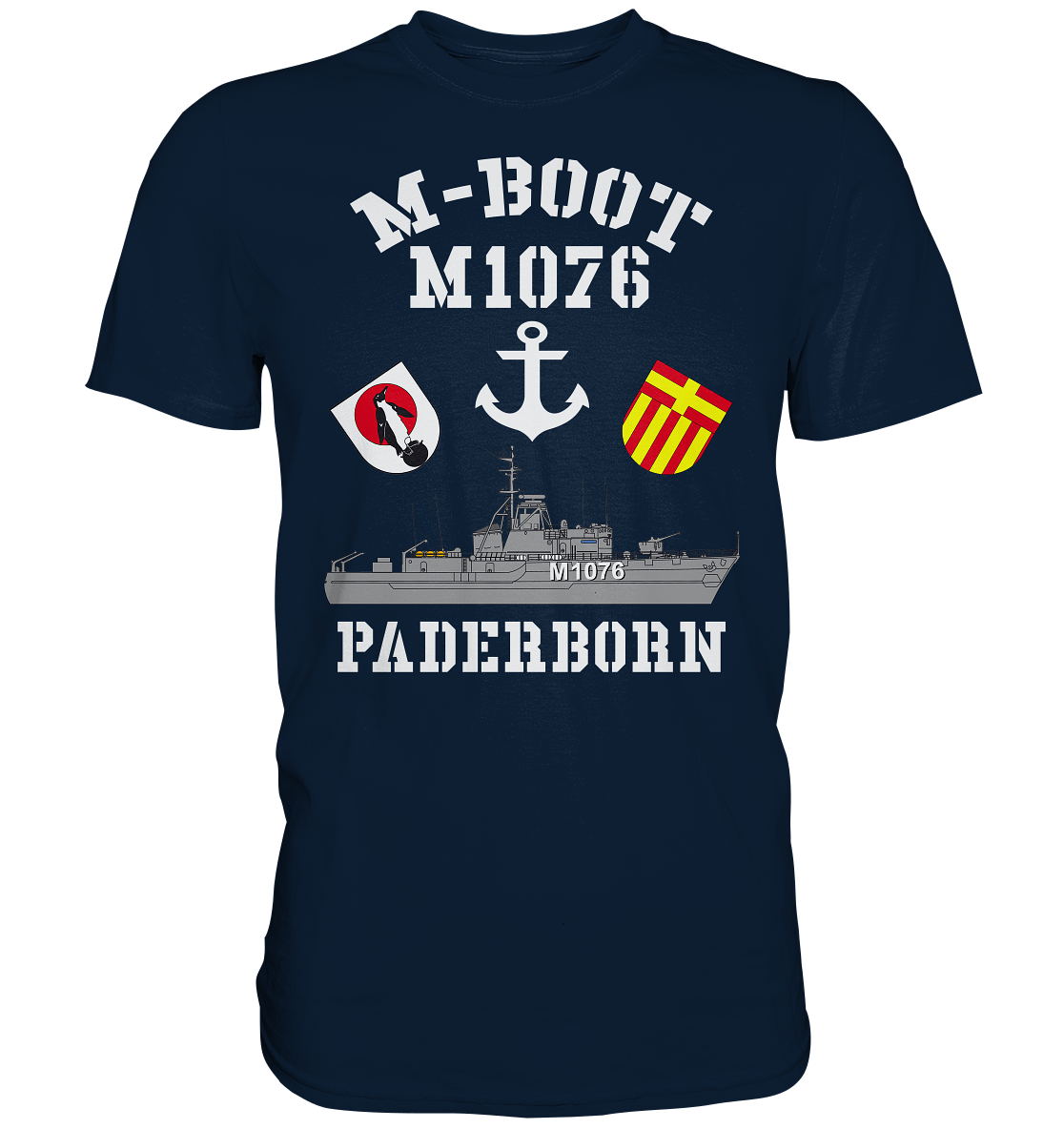 M-Boot M1076 PADERBORN Anker (HL) - Premium Shirt
