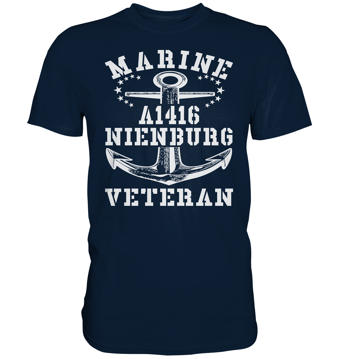 Troßschiff A1416 NIENBURG Marine Veteran  - Premium Shirt