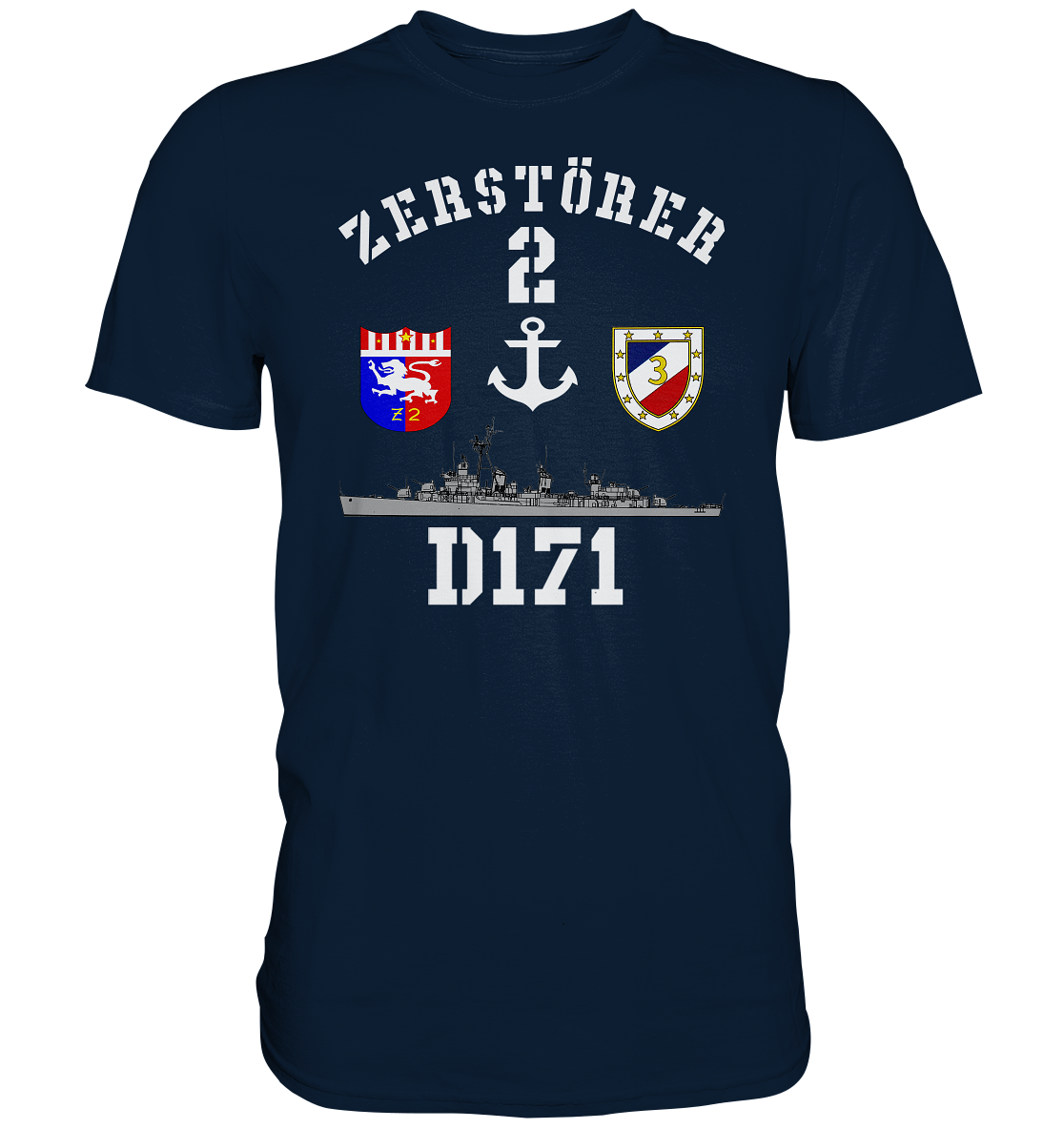 D171 ZERSTÖRER 2 Anker - Premium Shirt