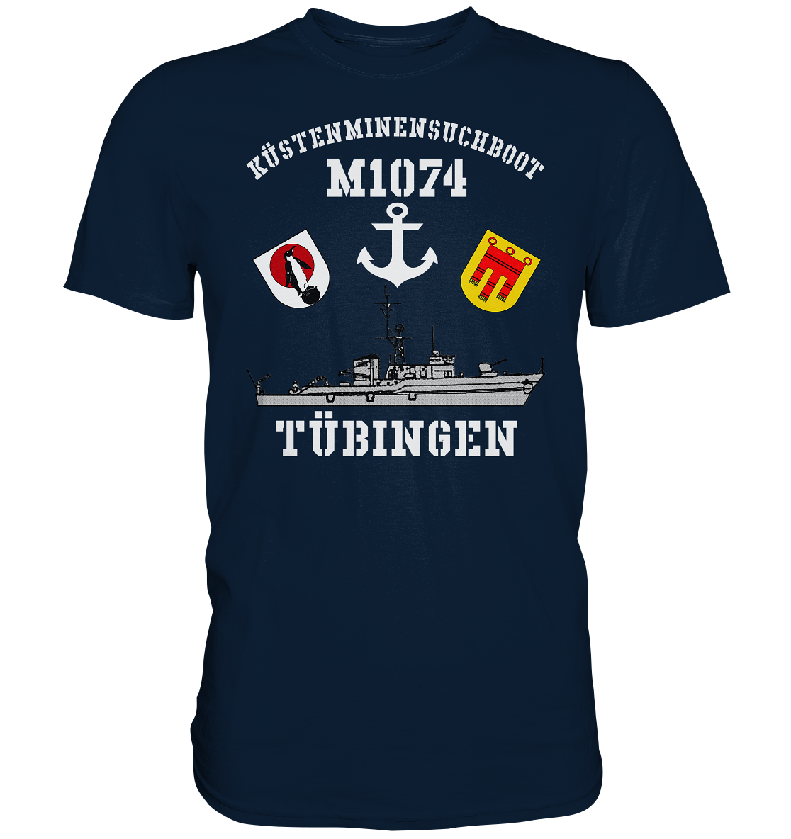 KM-Boot M1074 TÜBINGEN Anker - Premium Shirt