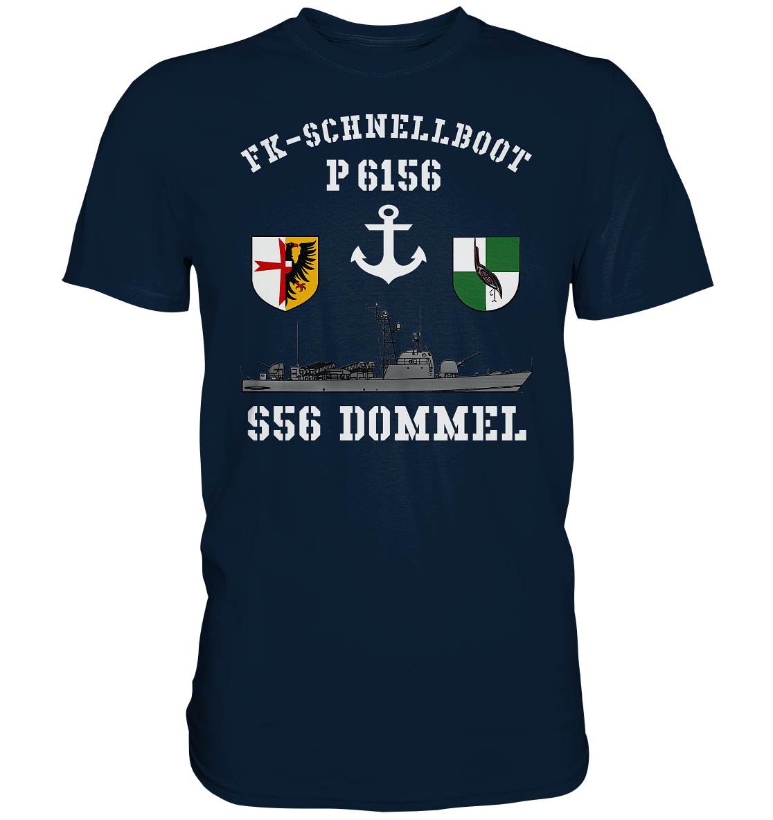 FK-Schnellboot P6156 DOMMEL Anker - Premium Shirt