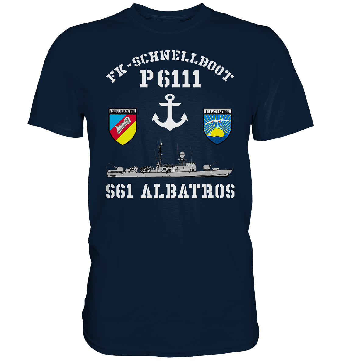 FK-Schnellboot P6111 ALBATROS 2.SG Anker - Premium Shirt