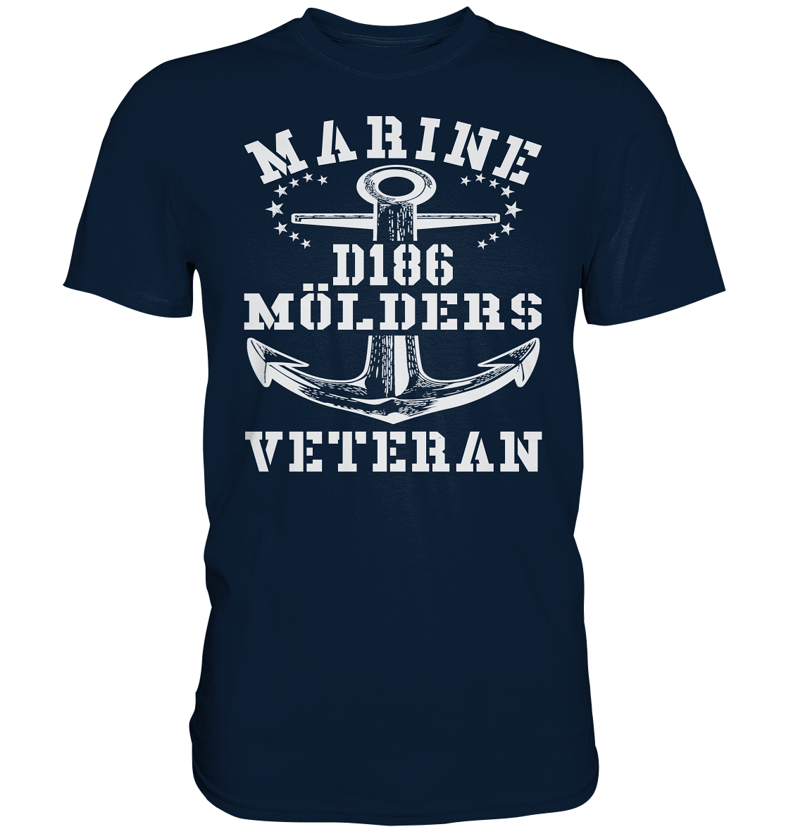 Zerstörer D186 MÖLDERS Marine Veteran - Premium Shirt