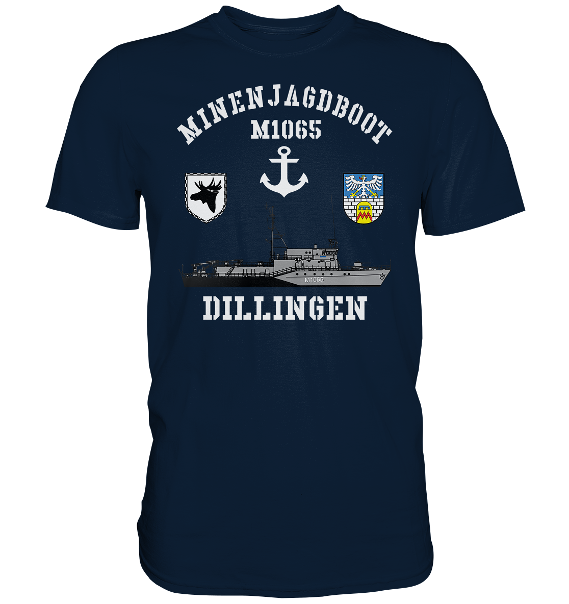 Mij.-Boot M1065 DILLINGEN Anker 3.MSG - Premium Shirt
