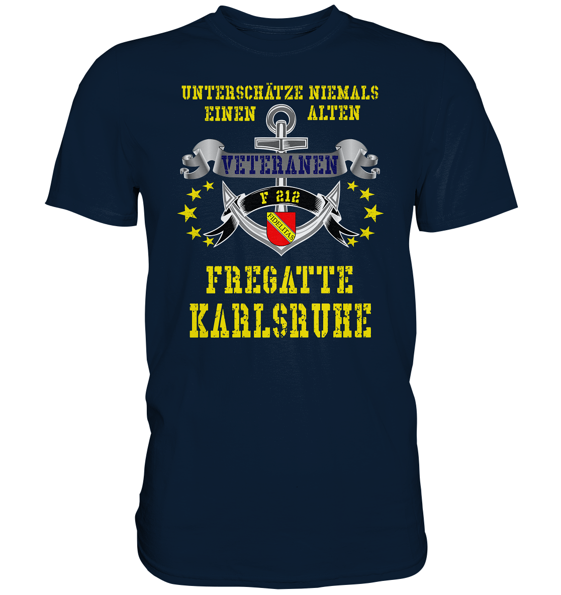 Veteran Anker Fregatte KARLSRUHE - Premium Shirt