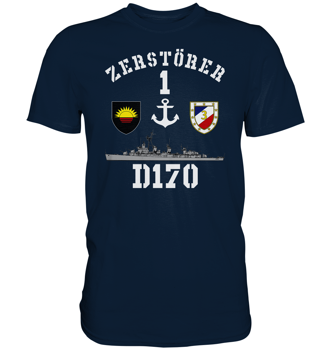 D170 ZERSTÖRER 1 Anker - Premium Shirt