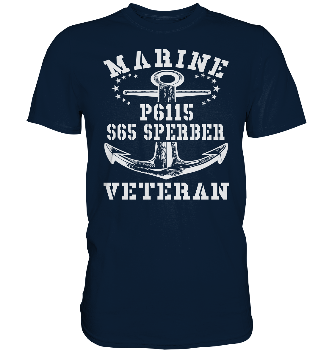 FK-Schnellboot P6115 SPERBER Marine Veteran - Premium Shirt
