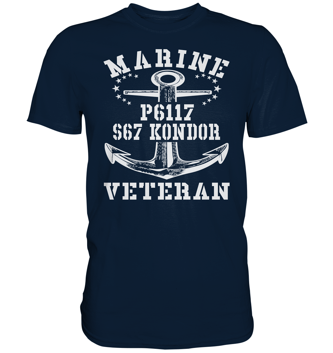 FK-Schnellboot P6117 KONDOR Marine Veteran - Premium Shirt
