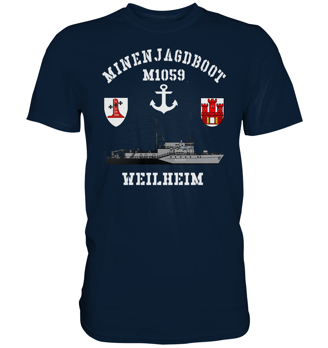 Mij.-Boot M1059 WEILHEIM Anker 1.MSG - Premium Shirt