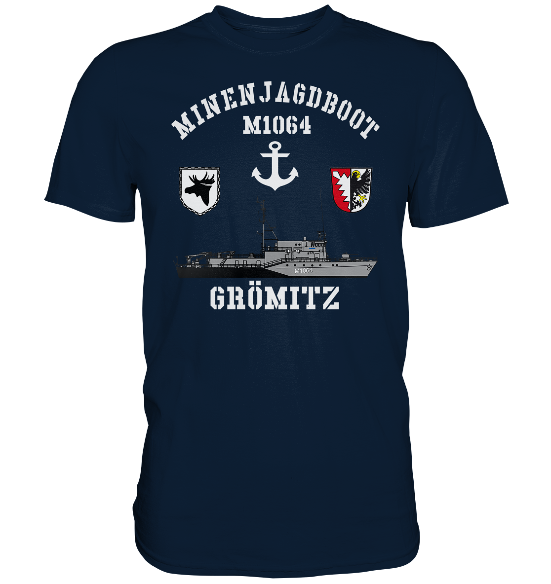 Mij.-Boot M1064 GRÖMITZ Anker 3.MSG - Premium Shirt