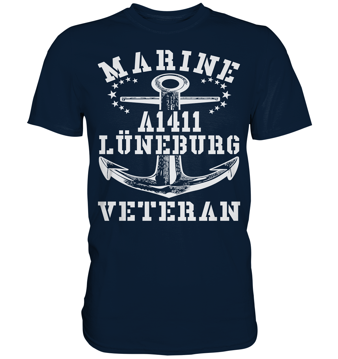 Troßschiff A1411 LÜNEBURG Marine Veteran - Premium Shirt