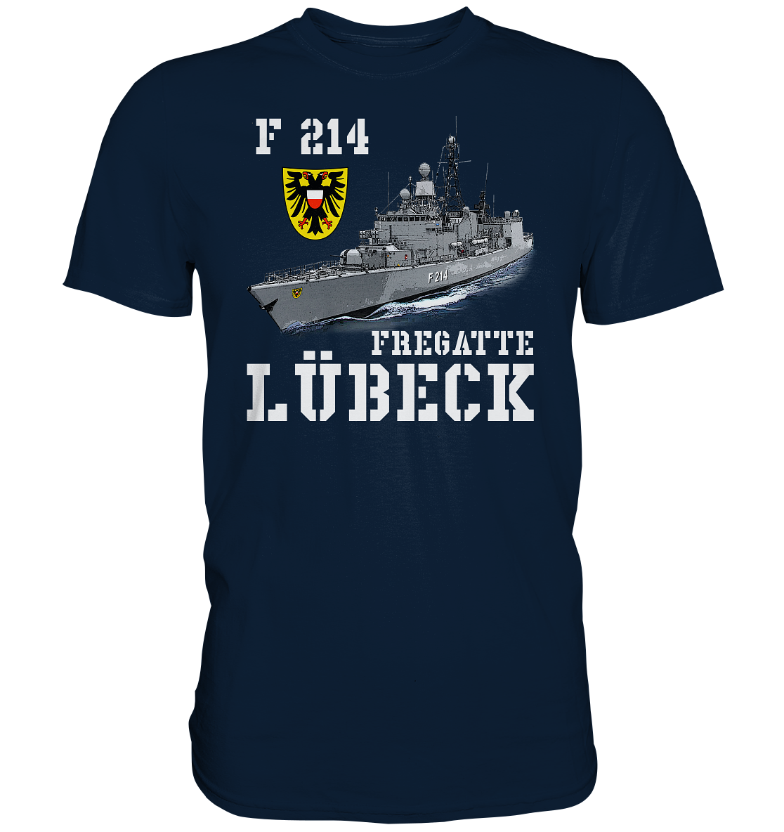 F214 Fregatte LÜBECK - Premium Shirt