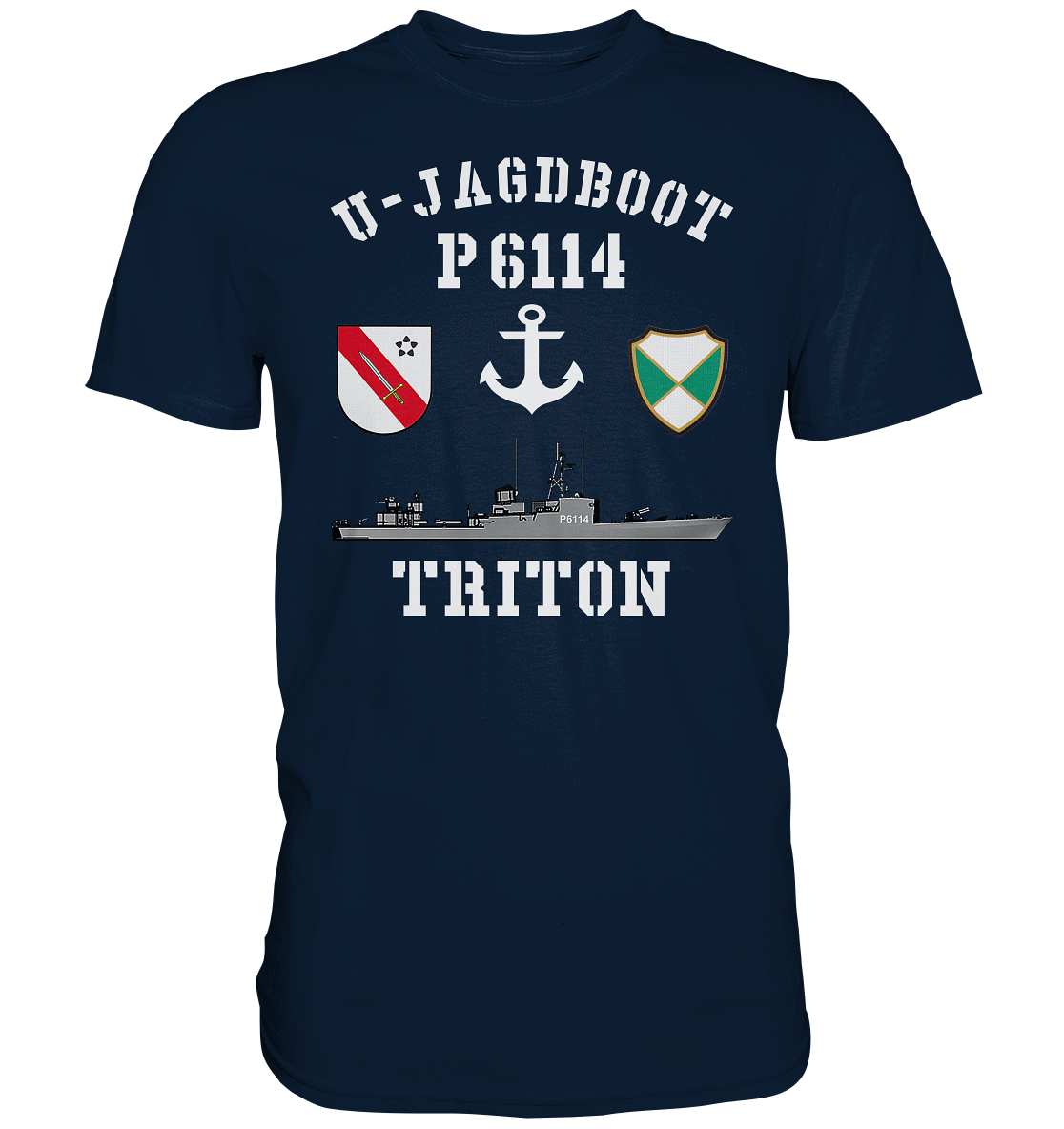 U-Jagdboot P6114 TRITON Anker - Premium Shirt