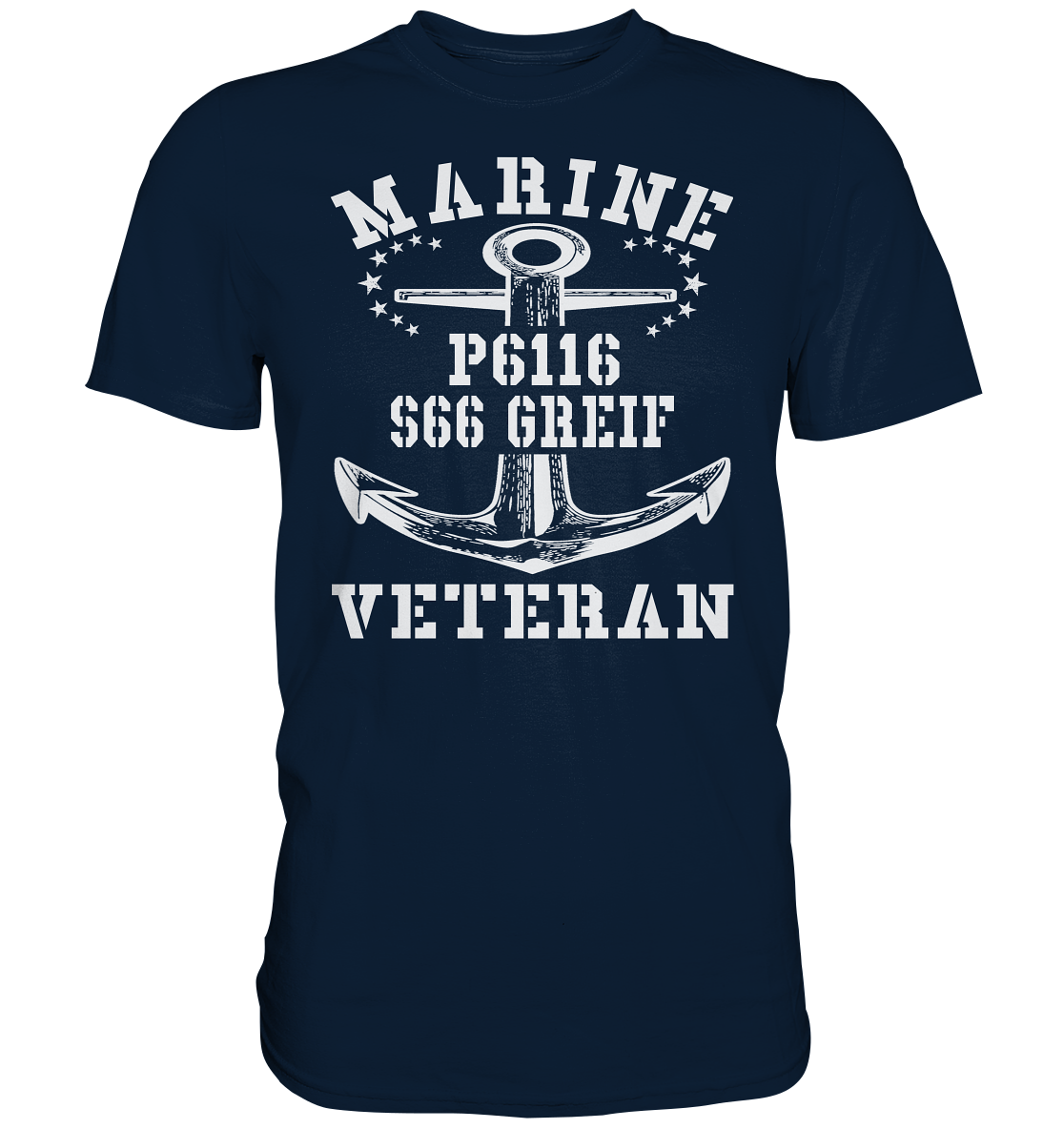 FK-Schnellboot P6116 GREIF Marine Veteran - Premium Shirt