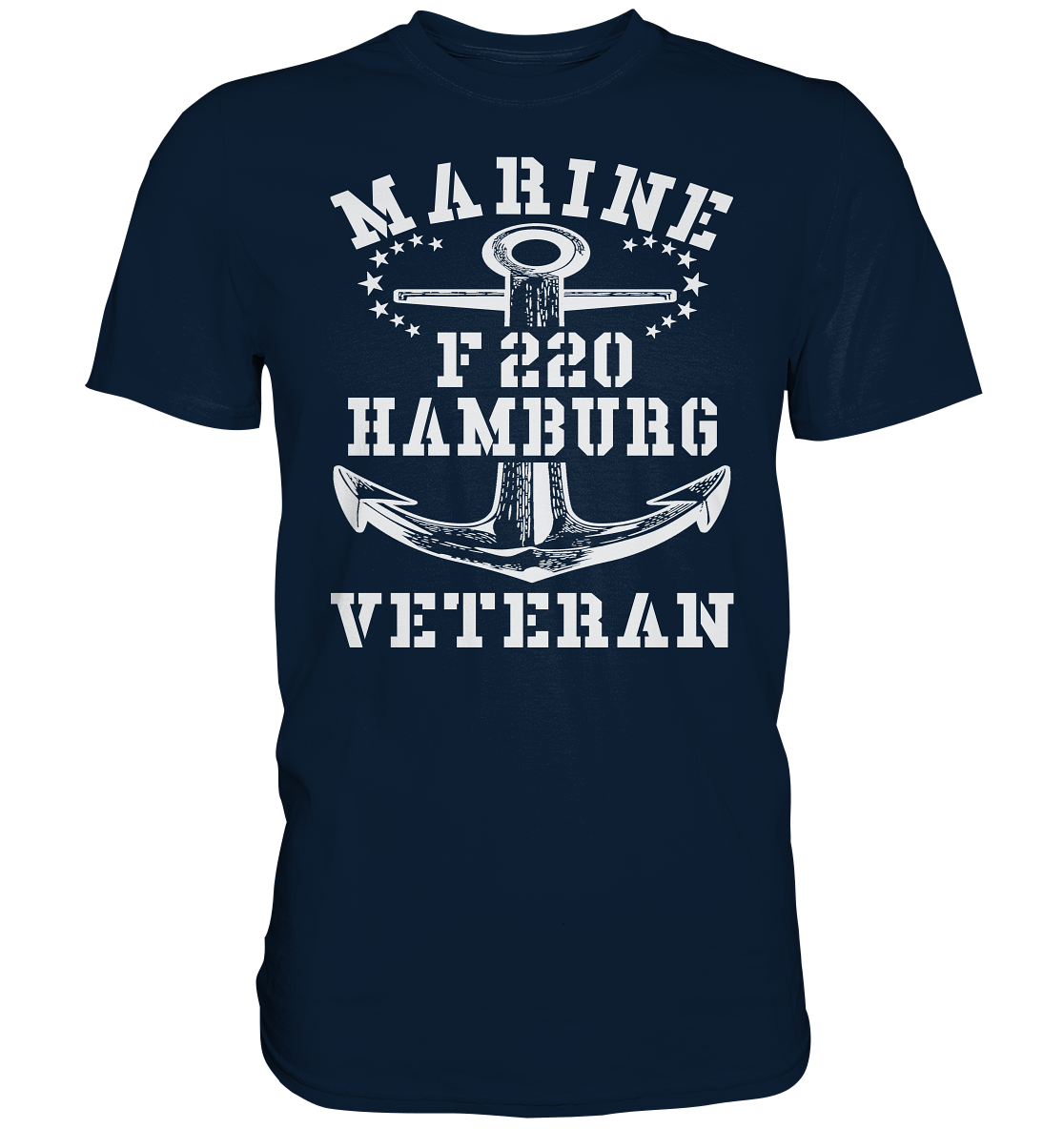 Fregatte F220 HAMBURG Marine Veteran - Premium Shirt