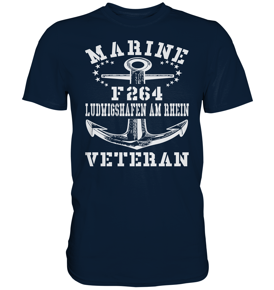 Korvette F264 LUDWIGSHAFEN AM RHEIN Marine Veteran - Premium Shirt