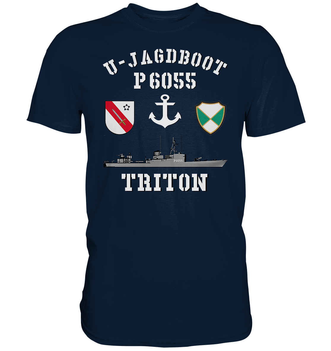 U-Jagdboot P6055 TRITON Anker - Premium Shirt