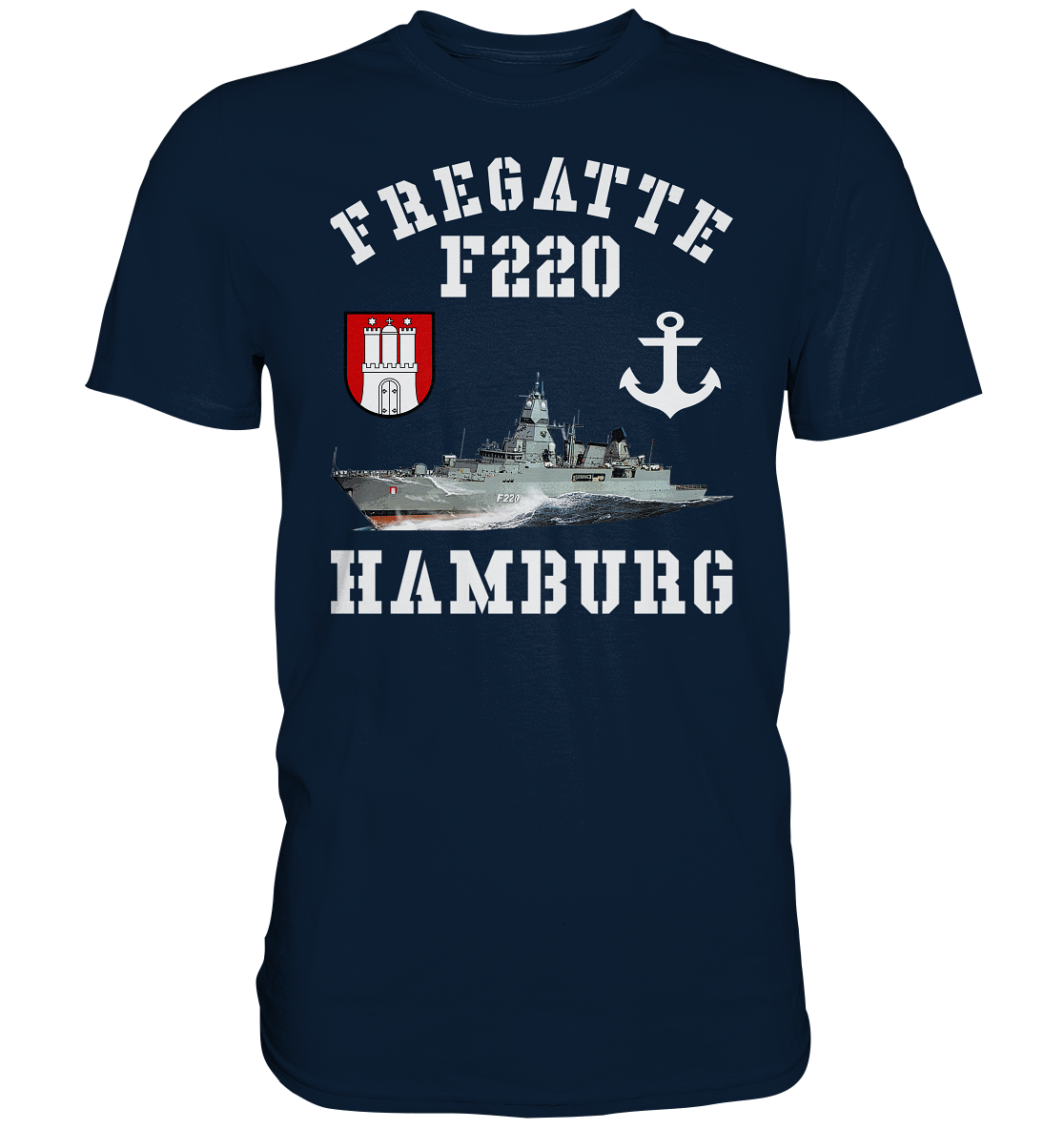 Fregatte F220 HAMBURG Anker - Premium Shirt