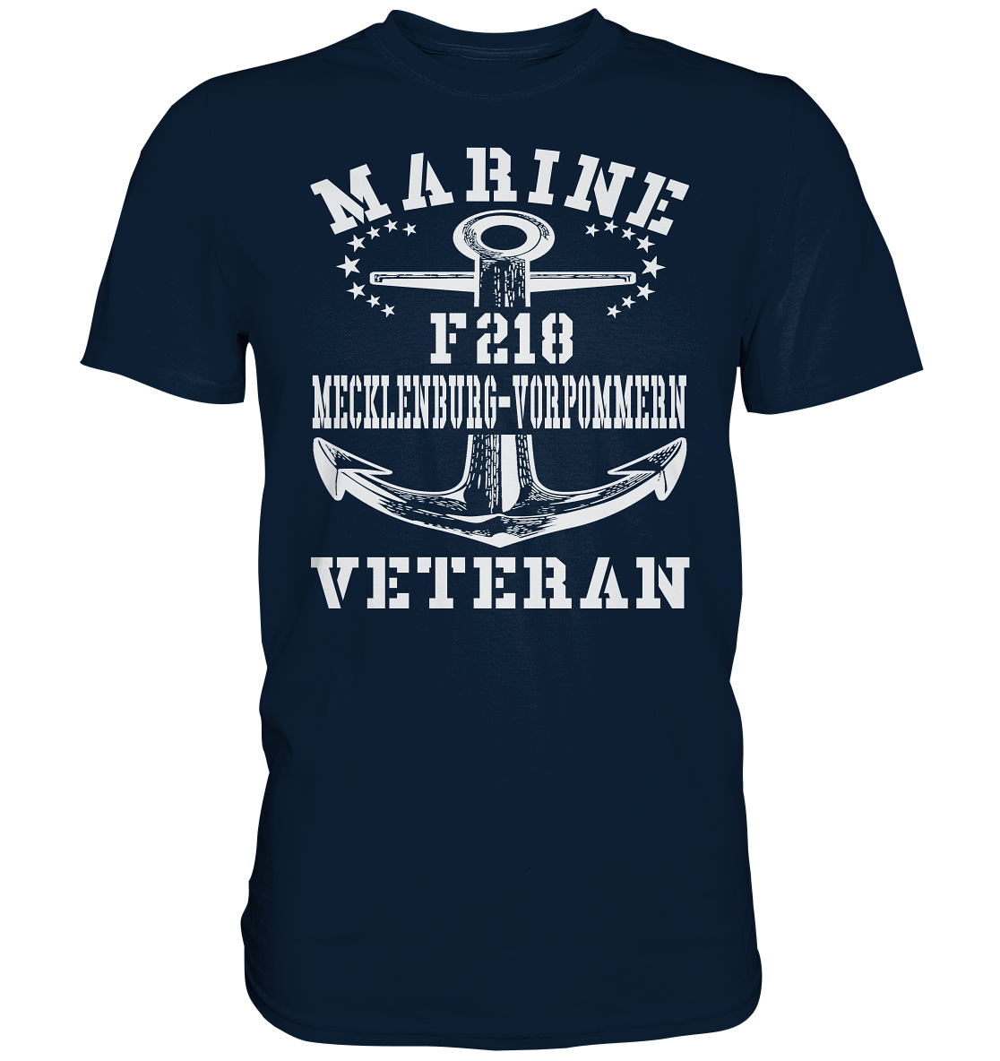 Fregatte F218 MECKLENBURG-VORPOMMERN Marine Veteran - Premium Shirt