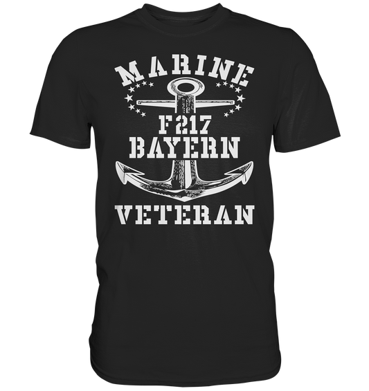 Fregatte F217 BAYERN Marine Veteran - Premium Shirt
