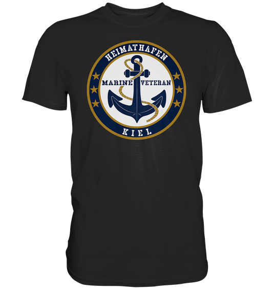 Marine Veteran Heimathafen KIEL - Premium Shirt