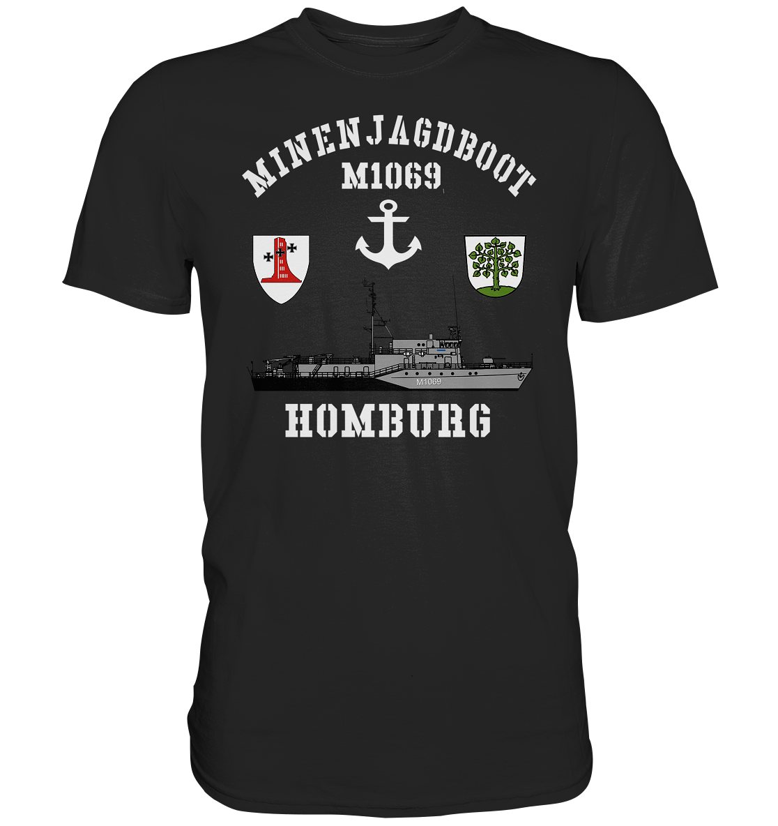 Mij.-Boot M1069 HOMBURG Anker 1.MSG - Premium Shirt