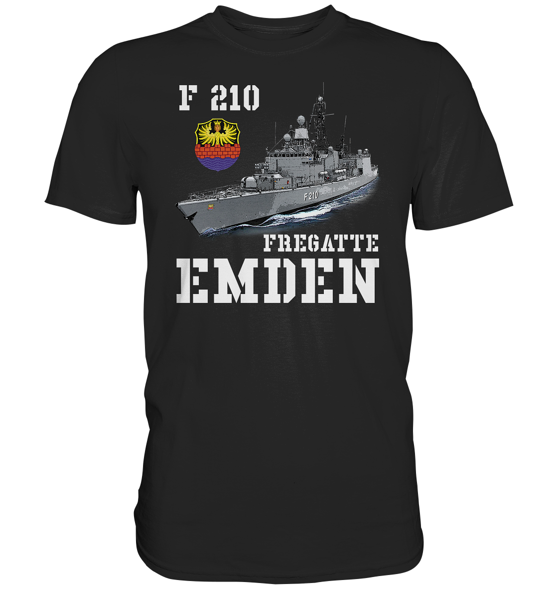 F210 Fregatte EMDEN - Premium Shirt