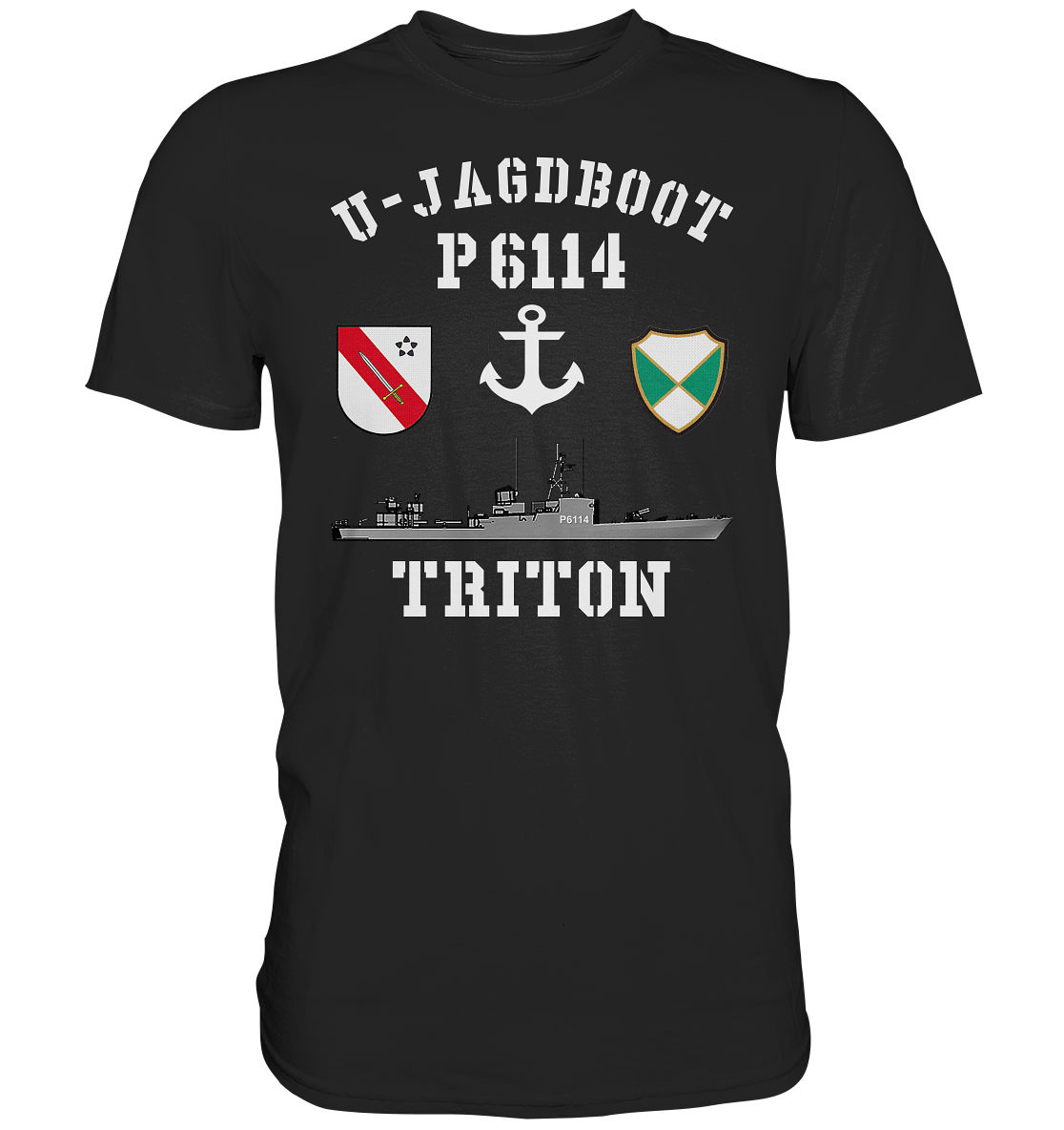 U-Jagdboot P6114 TRITON Anker - Premium Shirt
