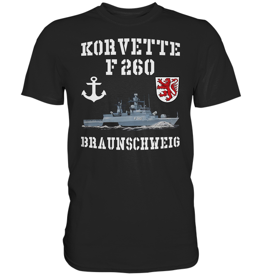 Korvette F260 BRAUNSCHWEIG Anker - Premium Shirt