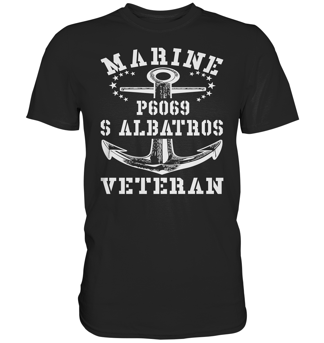 P6069 S ALBATROS Marine Veteran - Premium Shirt