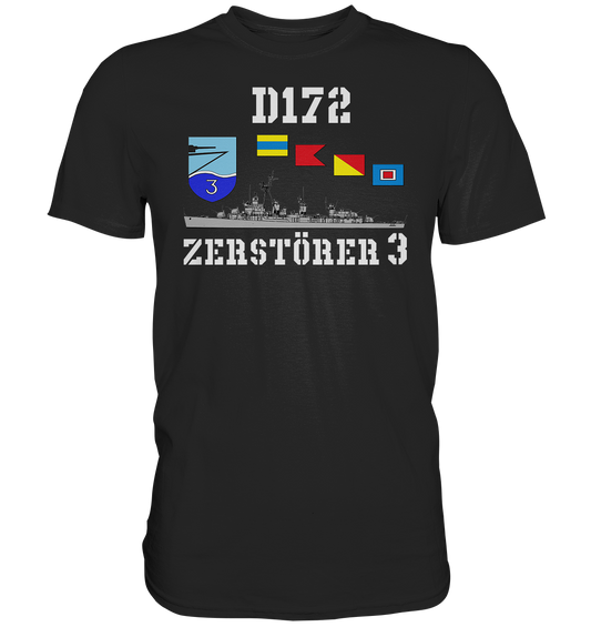 D172 ZERSTÖRER 3 - Premium Shirt