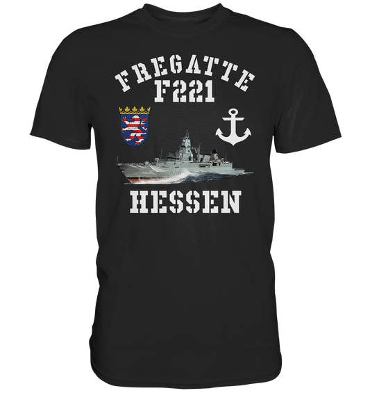 Fregatte F221 HESSEN Anker - Premium Shirt
