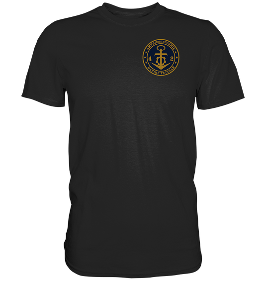 Marine Veteran 42er ANTRIEBSTECHNIK Brustlogo - Premium Shirt