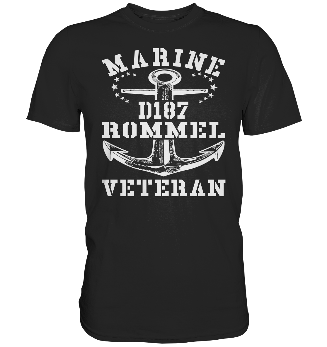 Zerstörer D187 ROMMEL Marine Veteran - Premium Shirt