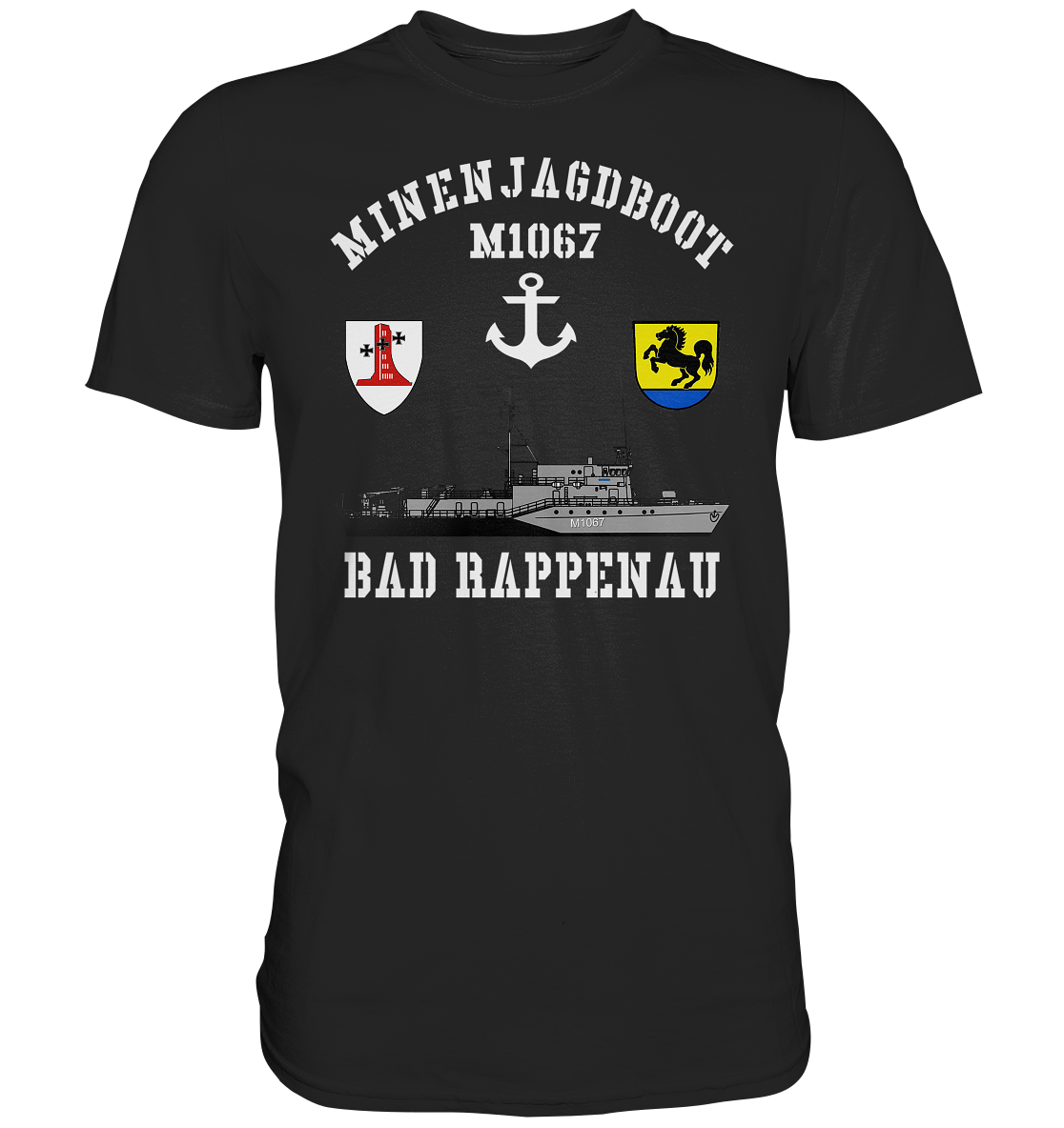 Mij.-Boot M1067 BAD RAPPENAU Anker 1.MSG - Premium Shirt – MeineMarine